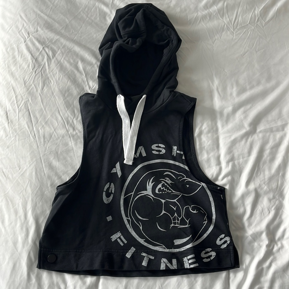 ❌SOLD❌ Gymshark Legacy Fitness Sleeveless Hoodie - Black